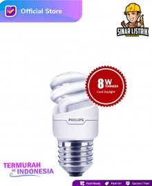 Lampu Philips Spiral 8W