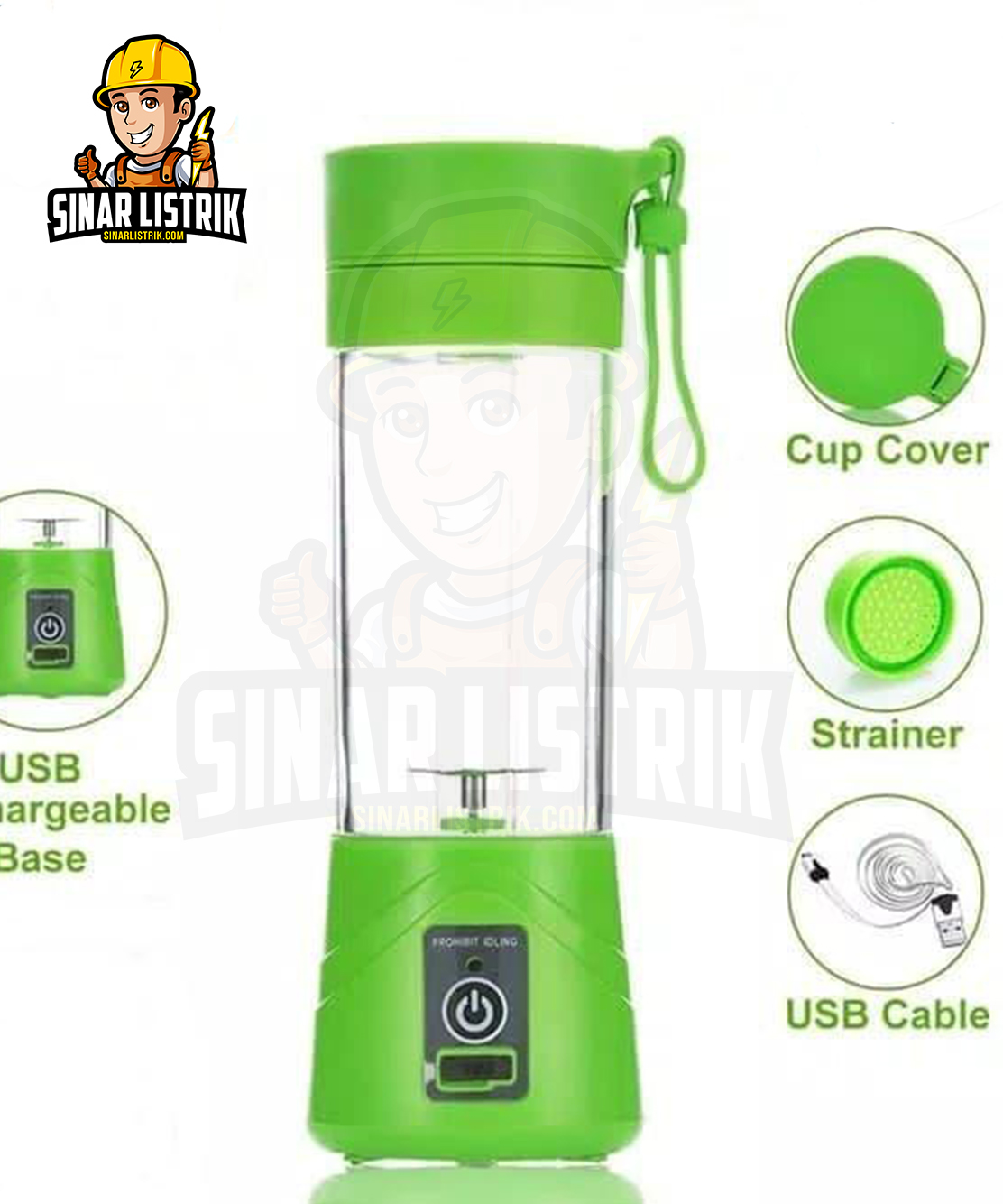 Blender Juice Portable Q2 6888 Elektronik Termurah SeIndonesia