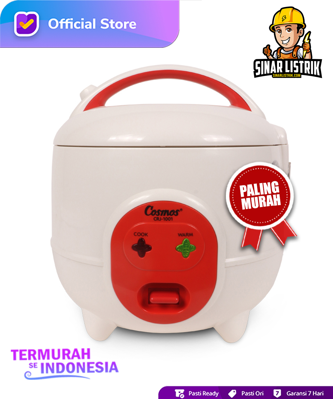 Rice Cooker Cosmos 1001N Elektronik Rumah Termurah Se Indonesia