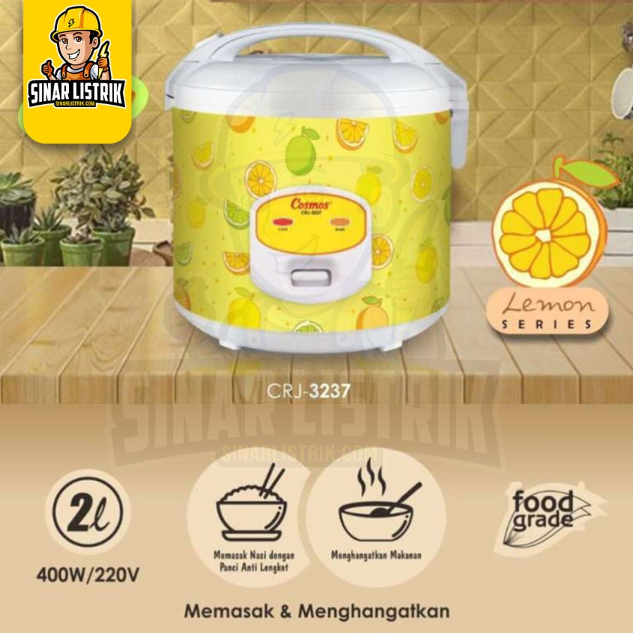 Rice Cooker Cosmos 3237 Lemon Series