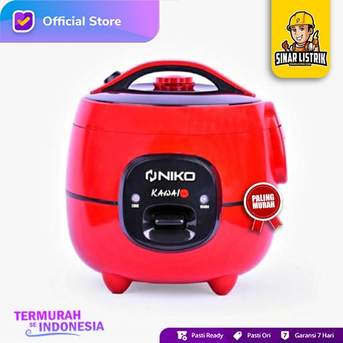 Nico Magic Com / Rice Cooker Mini 3in1 1.0 Liter Magic Com Niko Kawai