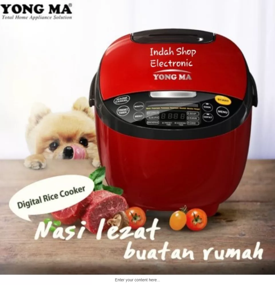 Rice Cooker 2L Yongma digital smc2117 eco c