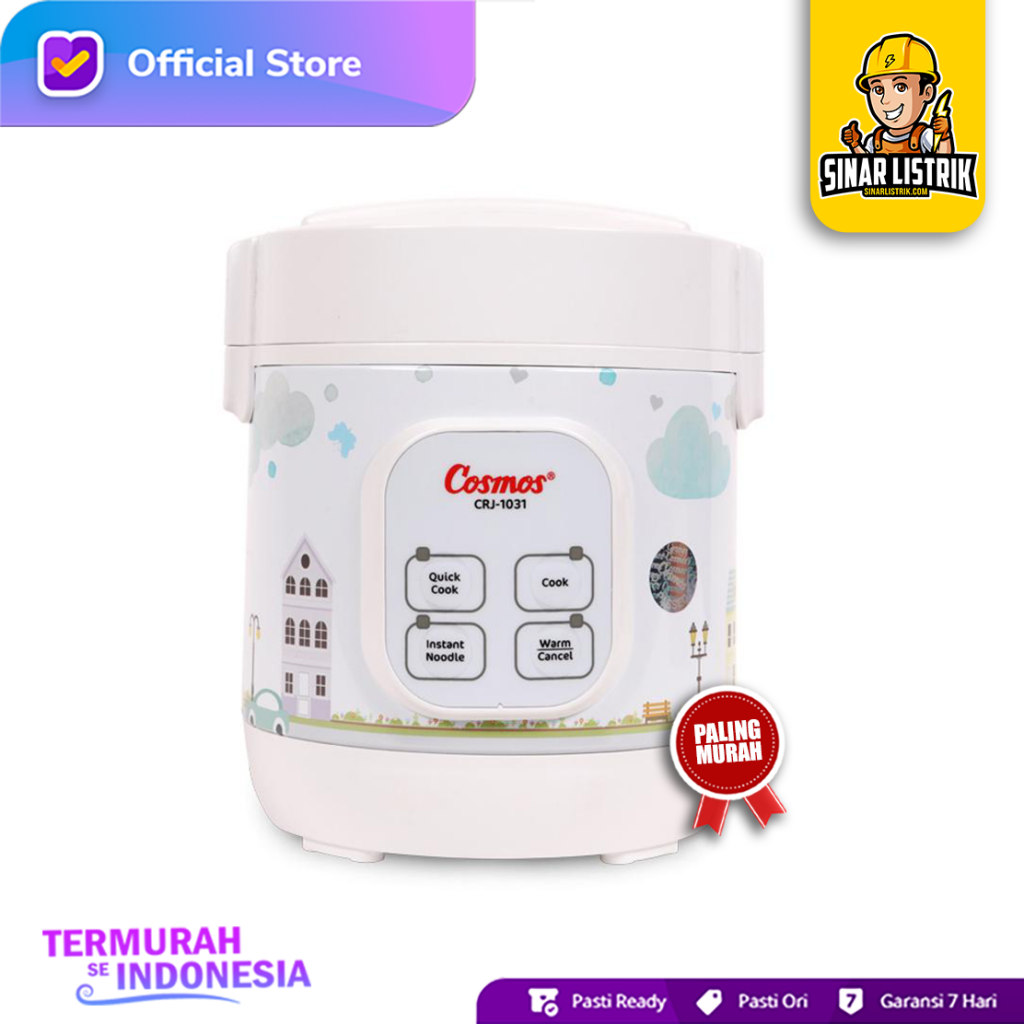 Rice Cooker Cosmos 1031 Ukuran 0.3 Liter | Magic Com Cosmos 1031
