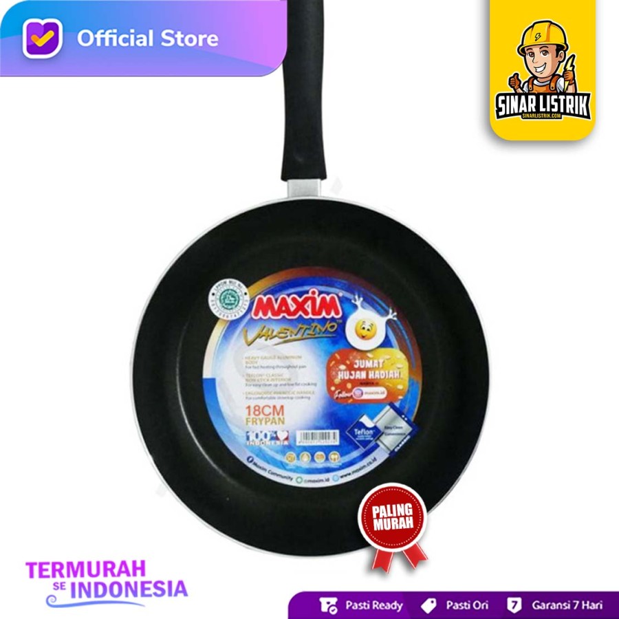 Teflon Frypan Maxim Valentino 18 CM R