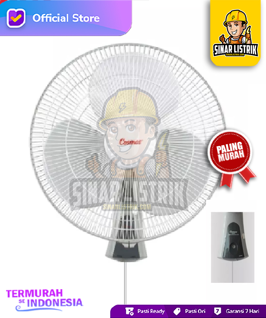 Cosmos 16-WFC - Kipas Angin / Wall Fan 16 Dinding